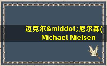 迈克尔·尼尔森(Michael Nielsen)